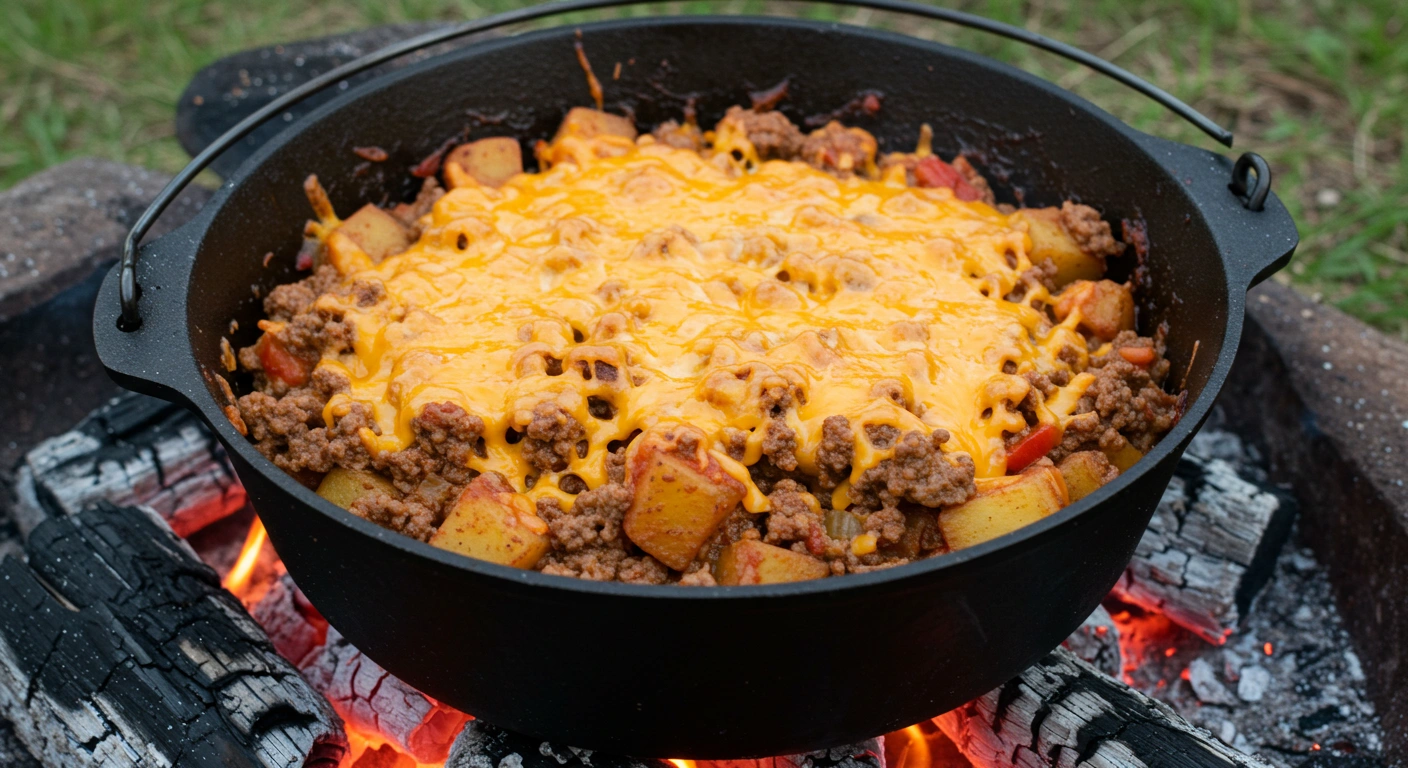 Hobo Casserole with Ground Beef - tertiary view
